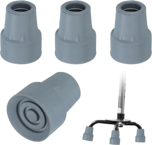 Vista 9 de PATIKIL Puntas de bastón cuádruple, accesorios para bastones