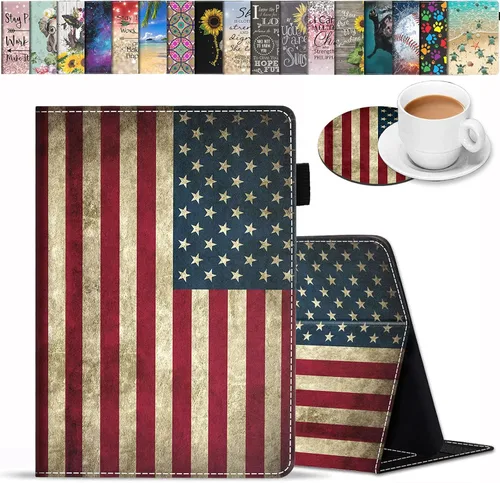 Vista 19 de Funda para tableta Amazon Kindle Fire HD 8/Fire HD 8 Plus (12ª/10ª generación, versión 2022/2020) – Funda de piel sintética de alta calidad