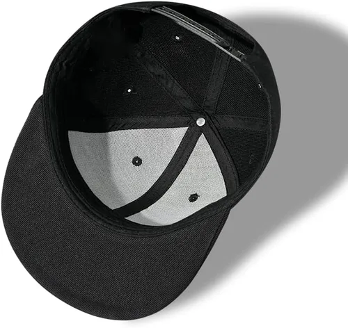 Vista 5 de Sombrero de patineta Snapback para hombre, sombreros de visera plana para niño, gorra de béisbol ajustable para adolescentes, deportes de hip hop