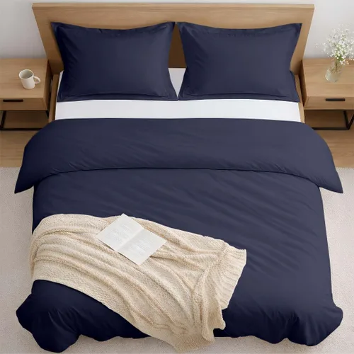 Vista 12 de Kotton Culture - Funda de edredón de microfibra prelavada de 1 pieza, tamaño individual, ropa de cama ultrasuave, ligera y transpirable, cierre