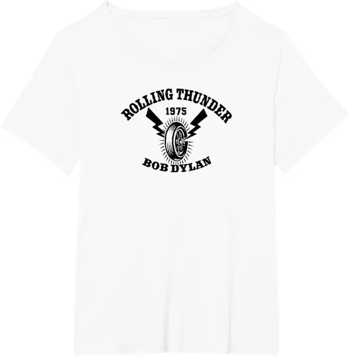 Vista 33 de Bob Dylan - Camiseta Rolling Thunder S Gris Oscuro