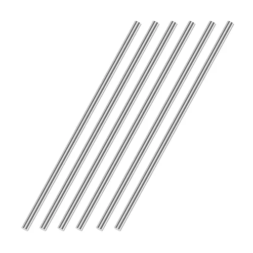 Vista 13 de uxcell Varilla redonda sólida de acero inoxidable 304 de 0.039 in x 3.937 in para manualidades de bricolaje - 2 piezas