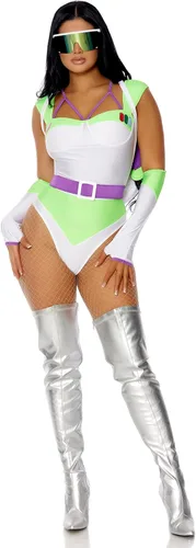 Vista 3 de Forplay Beyond Sexy Movie - Disfraz de personaje blanco, Blanco