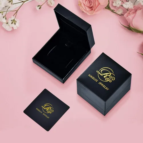 Vista 5 de Anillos de piedra natal personalizados para madre, oro real de 10 quilates, 14 quilates, 18 quilates, con nombre personalizado con piedra natal de 2