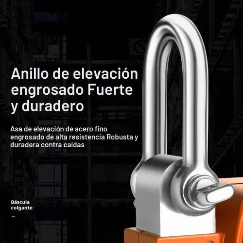 Vista 4 de Báscula de peso colgante de 1100 libras, industrial, resistente, con sensor preciso digital, profesional para granja, caza, peso de tiro de arco