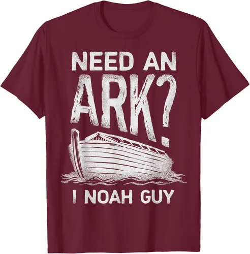 Vista 15 de Need an Ark I Noah Guy Funny Christian Men Women Pun Humour T-Shirt Negro