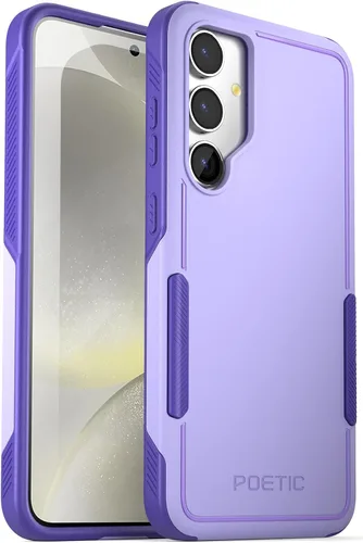 Vista 7 de Poetic Funda protectora para Galaxy S24 Plus de 6.7 pulgadas, de doble capa, delgada, a prueba de golpes, color negro