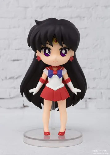 Vista 2 de TAMASHII NATIONS - Pretty Guardian Sailor Moon - Sailor Mars, Figura Mini de Acción de Bandai Spirits Figuarts Marinero Marte