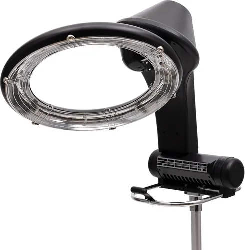 Vista 5 de Secador de pelo, 1200 W para peluquería con tecnología infrarroja, 6 modos, calefacción eficiente 360, altura ajustable, base rodante