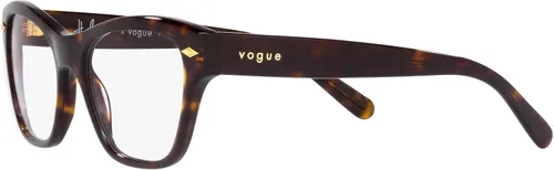 Vista 3 de Vogue Eyewear Women's X Hailey Bieber Collection Vo5446 Cat Eye Prescription Eyewear Frames
