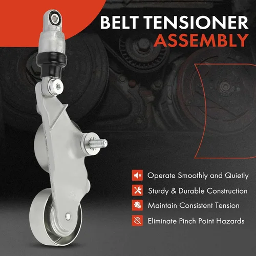 Vista 2 de A-Premium Conjunto tensor de correa con polea compatible con Honda Accord 2008-2010, Odyssey 2005-2010, Pilot 2006-2011, Accord Crosstour 2010 3.5L
