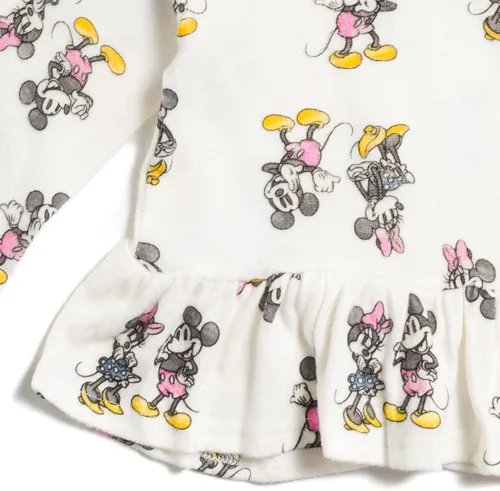 Vista 5 de Disney Mickey Mouse Minnie Mouse - Sudadera con capucha para niñas recién nacidas a niños pequeños