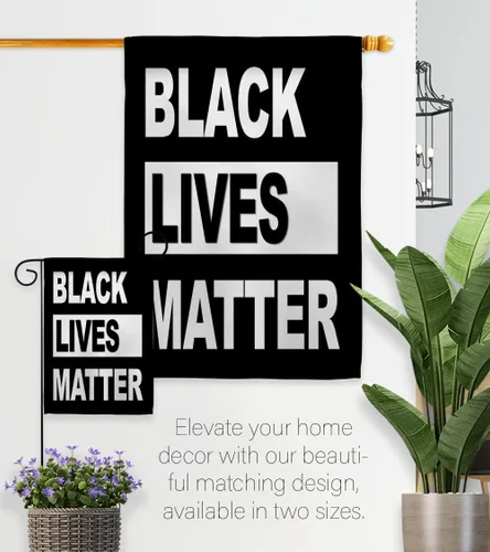 Vista 8 de BLM - Juego de derechos civiles de apoyo, causa, anti racismo, revolución, movimiento, igualdad, decoración social, cartel de regalo para patio
