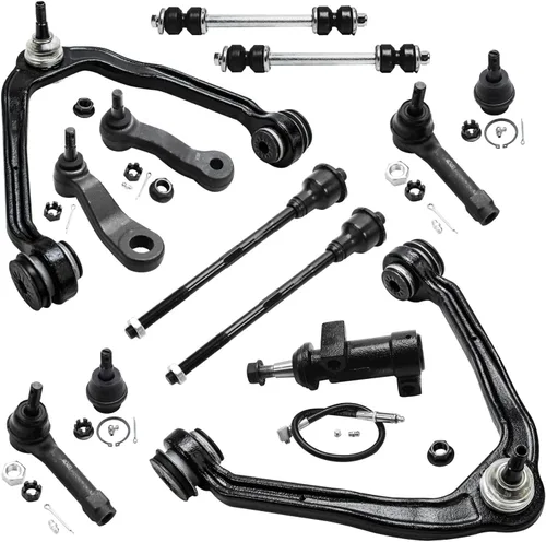 Vista 50 de Detroit Axle - Kit de extremo delantero para Hyundai Sonata XG350 XG300 Kia Optima, 2 brazos de control superiores con juntas de bola, 2 brazos