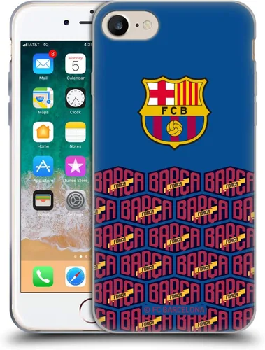 Vista 24 de Head Case Designs Funda de gel con licencia oficial del FC Barcelona con logotipo y patrón de Forca Barca [protección de grado militar] compatible