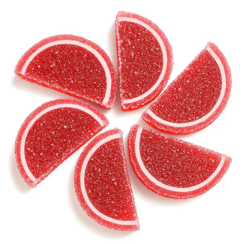 Vista 23 de NY Spice Shop Rebanadas de fruta de manzana – 1 libra de sabor cítrico masticable de gelatina de fruta de caramelo – Manzanas en rodajas a