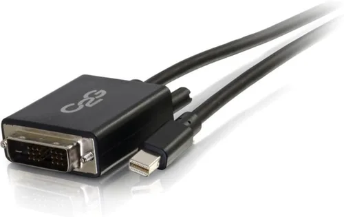 Vista 6 de C2G Mini Display Port Adapter, Display Port to DVI, Macho a Macho, Negro, 3 Pies (3.0 ft), Cables to Go 54334