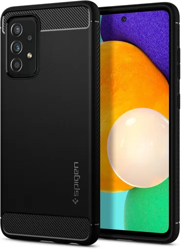 Vista 8 de Spigen Funda para Galaxy A37 5G, blindaje resistente [protección de grado militar] - negro mate