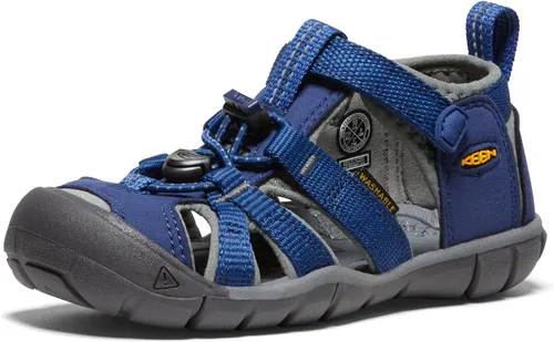 Vista 39 de KEEN Sandalias unisex para niños Seacamp 2 CNX con puntera cerrada Azul Azur/Blanco Estrella