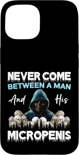Vista 6 de Funda divertida para iPhone 16 Man and Micropenis Cringe Weird Stupid Meme