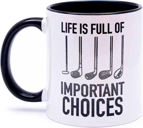 Vista 8 de decorluxes Regalos de golf para papá, taza de cerámica de 11 onzas, taza para el mejor papá por par, divertido regalo de golf para hombres, marido