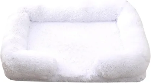 Vista 25 de Camas ortopédicas para perros de gran tamaño con forro impermeable y parte inferior antideslizante, cama rectangular lavable para perros y gatos