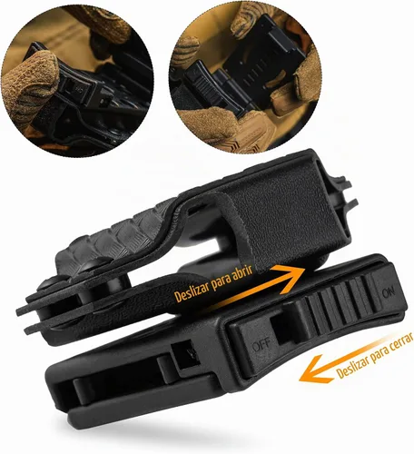 Vista 5 de TACTICAL GEEK TX1 - Funda multiherramienta EDC, funda ajustable con clip trasero para cinturón, multiherramienta no incluida (negro)