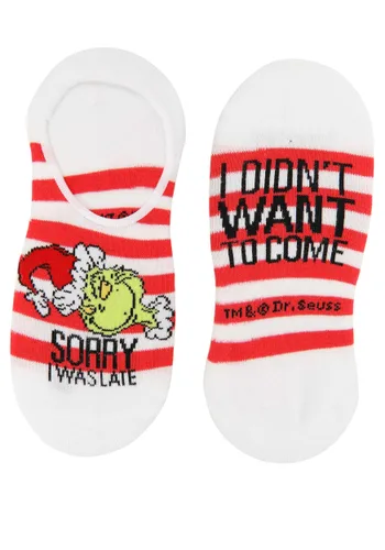 Vista 8 de Calcetas invisibles Dr. Seuss Grinch paquete de 6 Multicolor