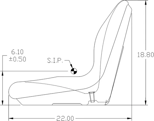 Vista 8 de Asiento de vinilo amarillo para John Deere 5105 y 5205 - Reemplaza el número de pieza de John Deere #RE72933