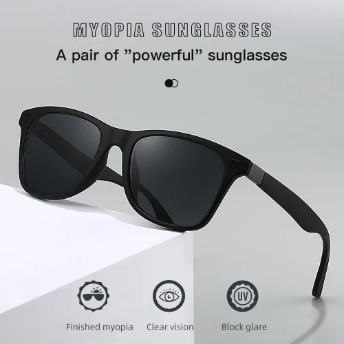 Vista 5 de Gafas ligeras miopes para miopes **Estas no son gafas de lectura** Lente gris sol