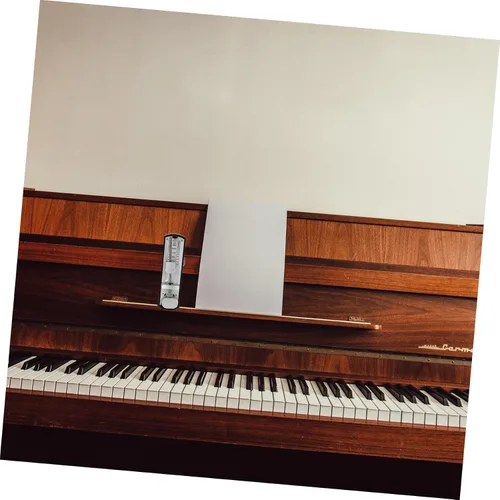 Vista 5 de MILISTEN Metrónomo mecánico universal mini metrónomo para guitarra de piano (caoba)