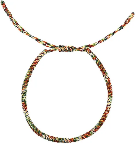 Vista 29 de Pulseras tibetanas hechas a mano con cuerda roja para él y ella, pulsera de la amistad, pulsera de la amistad, hilo negro y rojo para protección