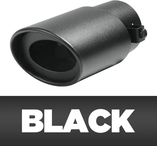 Vista 10 de AOCISKA Punta de escape universal para automóvil, de 2.5 a 3.3 pulgadas, acero inoxidable, acabado pulido, punta de corte inclinado, accesorios