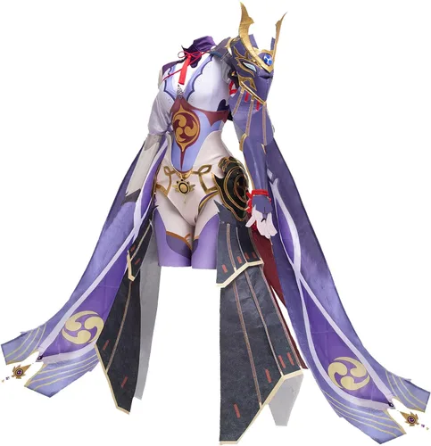 Vista 3 de CR ROLECOS Genshin Impact Cosplay Costume Outfit Halloween Party Suit