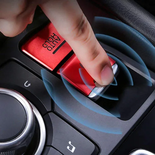 Vista 5 de INTGET Cubierta de botón multimedia de freno de mano electrónico para Mazda CX-5 CX5 Accesorios 2020 2019 2018 2017 para Mazda 6 Accesorios