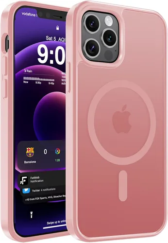 Vista 69 de WRJ Funda magnética mate para iPhone Air de 6.5 pulgadas, [compatible con Magsafe] [protección contra caídas de grado militar], delgada Negro