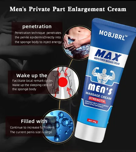 Vista 2 de Gel de masaje extra fuerte para hombre - Ungüento de reparación de energía para hombres para aumentar el tamaño, grosor, fuerza y rendimiento