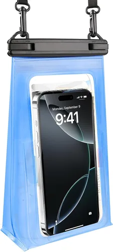 Vista 15 de Bolsa impermeable flotante para teléfono, [espacio expandible] IPX8 Bolsa seca impermeable para iPhone 16 15 14 13 Pro Max Samsung S25 S24 S23