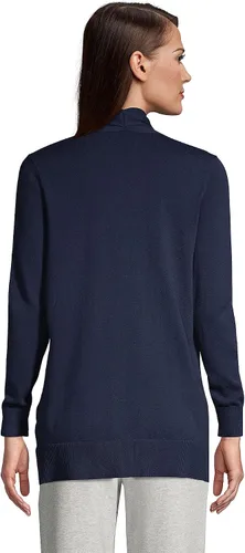 Vista 2 de Lands' End womens Long Sleeve Open Cardigan Sweater