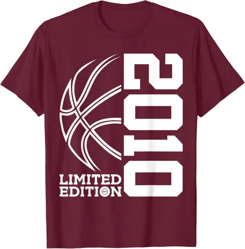 Vista 12 de Camiseta de baloncesto de 13 cumpleaños edición limitada 2010, Negro