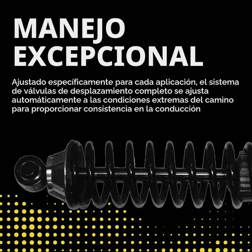 Vista 4 de Monroe Amortiguador de suspensión de ajuste de carga 58608 y conjunto de muelles helicoidales, paquete de 2 para Ford Ranger