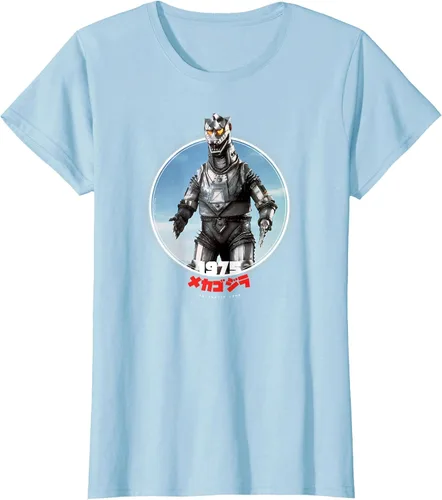 Vista 25 de Godzilla Mechagodzilla 1975 Icons of Toho T-Shirt Asphalt Grey
