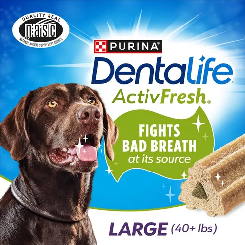 Vista 2 de Dentalife Purina ActivFresh - Masticables dentales para perros, raza grande