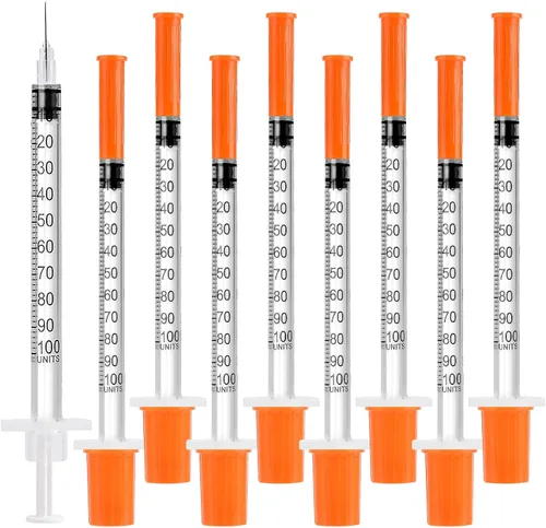 Vista 11 de Paquete de 100 jeringas U-100 0.03 fl oz/cc 31G 5/16" (8mm)