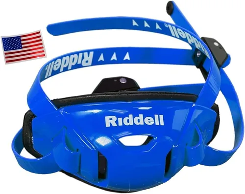 Vista 11 de Riddell SpeedFlex Hard Cup Cam-Loc Chinstrap + calcomanía para casco de la bandera de Estados Unidos