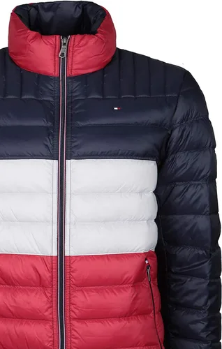 Vista 3 de Tommy Hilfiger Chaqueta acolchada plegable con aislamiento de plumón real para hombre