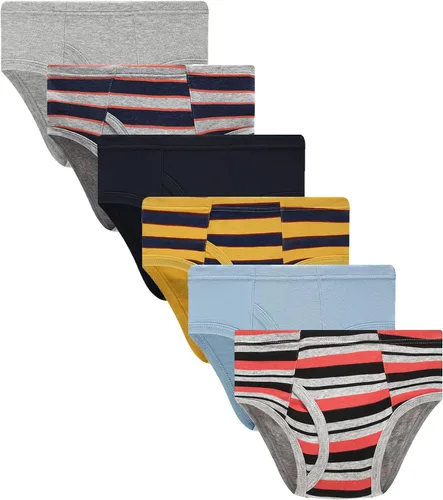 Vista 15 de Boboking - Calzoncillos 100% de algodón, para niños pequeños, ropa interior suave, con diseño de dinosaurios y de camiones