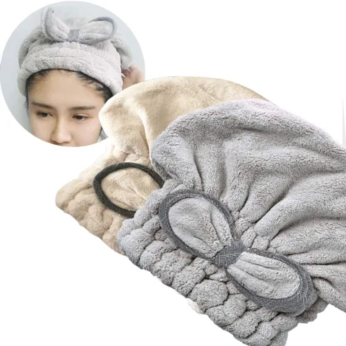 Vista 16 de Jseng Gorro Grande de Microfibra de Secado Rápido para Cabello [Nueva Actualización], Extremadamente Suave y Ultra Absorbente, Gorros de Secado