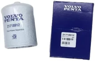 Vista 2 de Volvo Penta 21718912 filtro de combustible diesel separador substituye 3583443 para motores D4 D6 OEM genuino