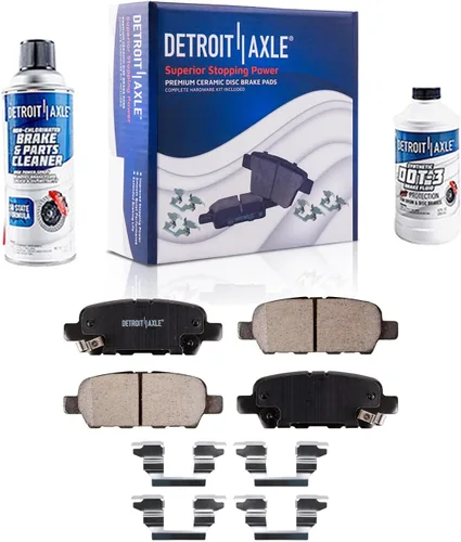 Vista 95 de Detroit Axle - Pastillas de freno para Avalanche Express Suburban Savana Yukon XL 1500 Chevy Tahoe GMC Cadillac Escalade, Pastillas de freno